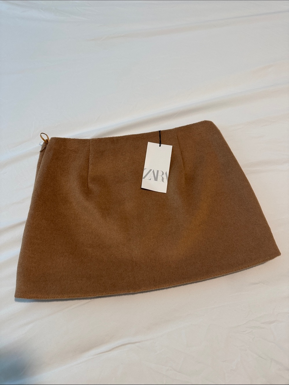 ZARA Tan Brown Mini Skirt